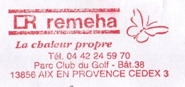 Meter Cover France 1996 Butterfly - Autres & Non Classés