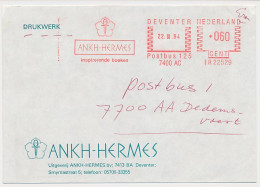 Meter Cover Netherlands 1984 Ankh Hermes - Cross - Snake - Deventer - Altri & Non Classificati