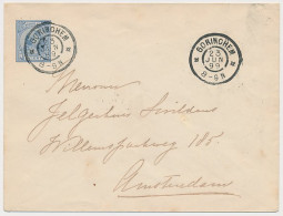 Envelop G. 6 A Gorinchem - Amsterdam 1899 - Postal Stationery