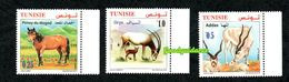 2019- Tunisia - Animals In Danger Of Extinction In Tunisia- Fauna- Complete Set 3v.MNH** - Autres & Non Classés