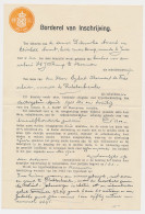 Fiscaal Droogstempel 30 C. S GR. 1923 - Heerenveen 1926 - Revenue Stamps