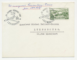 FFC / First Flight Cover Luxembourg 1970 Airplane - Luxembourg - Tunisia - Avions