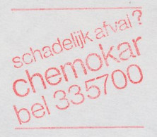 Meter Cover Netherlands 1988 Harmful Waste ? - In The Chemical Cart - Apeldoorn - Protection De L'environnement & Climat