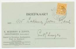 Firma Briefkaart Grootebroek 1926 - Groenten / Fruit / Aardappel - Ohne Zuordnung