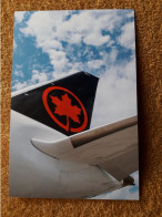 Air Canada Tail B 787, Airline Issued Card - 1946-....: Modern Tijdperk