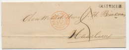 Trein Takjestempel Haarlem - Helder 1868 - Lettres & Documents