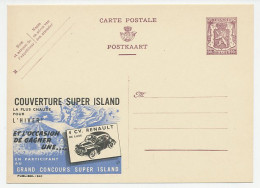 Publibel - Postal Stationery Belgium 1948 Car - Reanult De Luxe - Autos
