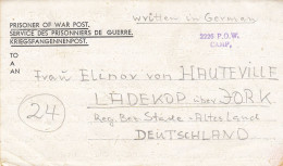 Kriegsgefangenenpost Flieger-Oberstabsingenieur 1946 Von Zedelgem Nach Ladekop - Correos De Prisioneros De Guerra