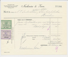 Beursbelasting 2.50 GLD. / 50.- GLD. Den 19.. - Amsterdam 1941 - Fiscaux