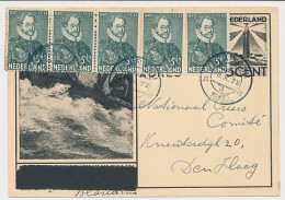 Briefkaart G. 234 Blaricum - S Gravenhage 1933 - Interi Postali
