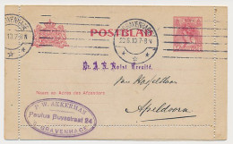 Postblad G. 14 Den Haag - Apeldoorn 1910 - Interi Postali