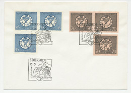 Cover / Postmark Sweden 1968 Lion - Other & Unclassified