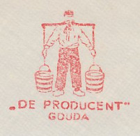 Meter Cover Netherlands 1953 Milkman - Gouda - Alimentazione