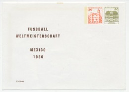 Postal Stationery Germany 1986 Football World Cup Mexico - Altri & Non Classificati