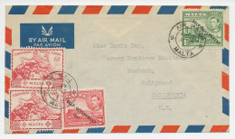 Cover Malta 1950 Addressed To Miss Doris Day - Film