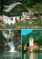 73753203 St Wolfgang Wolfgangsee Pension Hupfmuehle Wasserfall Kirche St Wolfgan - Autres & Non Classés