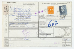 Em. Juliana Pakketkaart Amsterdam - Belgie 1970 - Unclassified