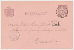 Castricum - Trein Kleinrondstempel Amsterdam - Helder A 1895 - Lettres & Documents