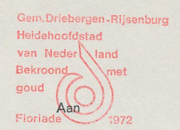 Meter Cover Netherlands 1974 Foriade 1972 - Municipal Driebergen - Arbres