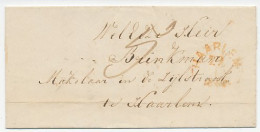Halve Cirkelstempel : Haarlem 1862 - Cartas & Documentos