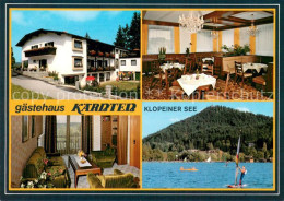 73753196 Unterburg Klopeinersee Gaestehaus Kaernten Gastraeume Seepartie Unterbu - Altri & Non Classificati