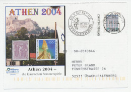 Card / Postmark Germany 2004 Olympic Games Athene 2004 - Autres & Non Classés