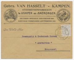 Firma Envelop Kampen 1924 - Stoomsteenfabriek - Ohne Zuordnung