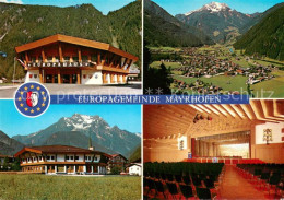 73753193 Mayrhofen Zillertal Europahaus Mayrhofen Theatersaal Fliegeraufnahme Ma - Sonstige & Ohne Zuordnung