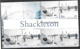 Ireland Mnh ** Shackleton Antarctica Sheet And Set 2004 Below Face Value - Neufs