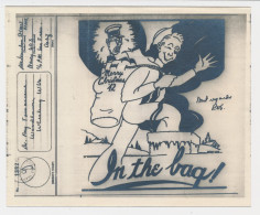 Airgraph / V-Mail USA 1942 Merry Christmas 42 - In The Bag - Hideki Tojo - Pear Harbor - Weihnachten