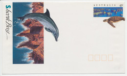 Postal Stationery Australia Dolphin - Turtle - Otros & Sin Clasificación