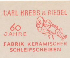 Meter Cut Germany 1965 Lobster - Grinding Wheel - Marine Life