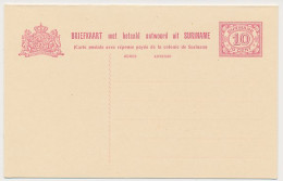 Suriname Briefkaart G. 33 - Surinam ... - 1975