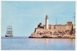 Postal Stationery Cuba Lighthouse Havana - Castle Del Morro - Leuchttürme