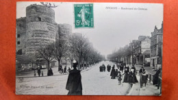 CPA (49) Angers.  Boulevard Du Château.   Animation. (7A.n°217) - Angers