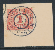 Grootrondstempel Oudelande 1912 - Storia Postale
