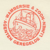 Meter Cut Netherlands 1968 Ocean Liner - Wambersie - Schiffe