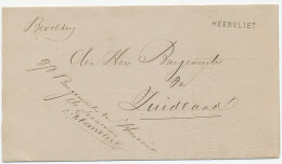 Naamstempel Heenvliet 1877 - Lettres & Documents