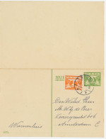 Briefkaart G. 223 / Bijfrankering Gouda - Amsterdam 1941 - Postal Stationery