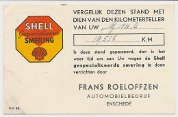 Firma Briefkaart Enschede 1947 - Shell - Automobielbedrijf - Non Classés