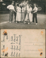 Männer Frauen Tennisplatz Lister Tivoli Tennisplatz Hannover 1924 Privatfoto - Autres & Non Classés