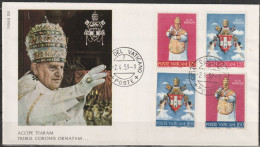 Vatikan 1959 FDC Mi-Nr.303 - 306 Krönung Von Papst Johannes XXIII. ( D 4329 )günstige Versandkosten - FDC