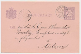 Kleinrondstempel Ravestein 1895 - Afz. Directeur Postkantoor - Unclassified