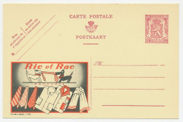 Publibel - Postal Stationery Belgium 1946 Shirt - Tie - Dog - Ric And Rac - Kostüme