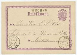 Naamstempel Wychen 1872 - Lettres & Documents