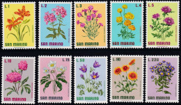 Flowers - 1971 - Unused Stamps