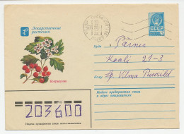 Postal Stationery Soviet Union 1980 Medicinal Herbs - Hawthorn - Sonstige & Ohne Zuordnung