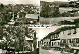 73753102 Gruenhain-Beierfeld Erzgebirge Teilansicht FDGB Erholungsheim Markt Moe - Gruenhain