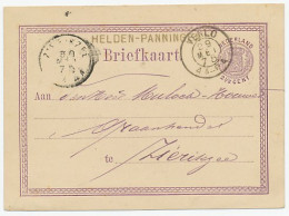 Naamstempel Helden - Panningen 1875 - Covers & Documents