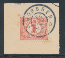 Grootrondstempel Horssen 1912 - Marcofilia